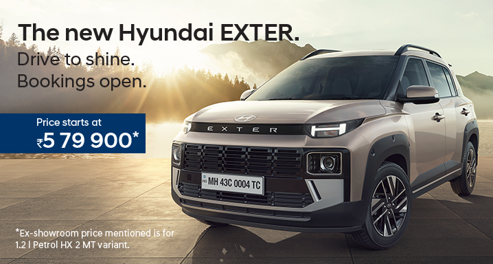 Get Ready to ‘Drive to shine’ with the new Hyundai EXTER at a starting price of INR 5 79 900