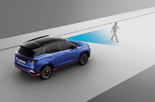 Hyundai New CRETA N LINE Forward Collision - Avoidance Assist - Pedestrian (FCA-Ped)