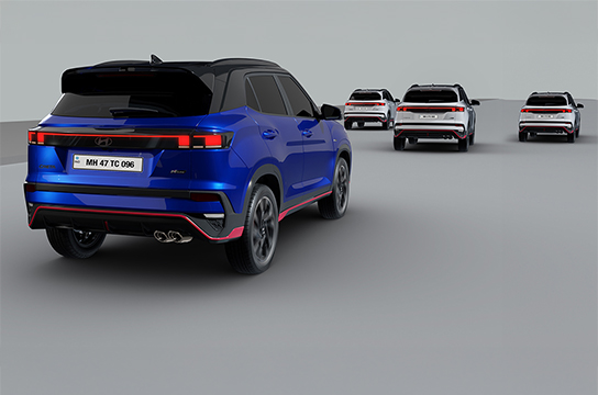 Hyundai New CRETA N LINE Lane Smart Cruise Control With Stop & Go (SCC with S&G)