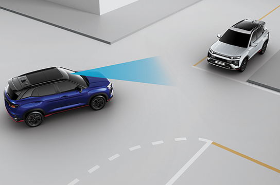 Hyundai New CRETA N LINE Forward Collision - Avoidance Assist - Junction Turning (FCA-JT)