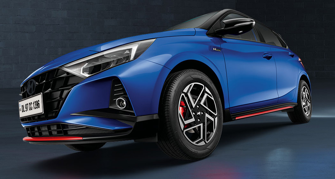  Stylish Front View of i20 N LineCar