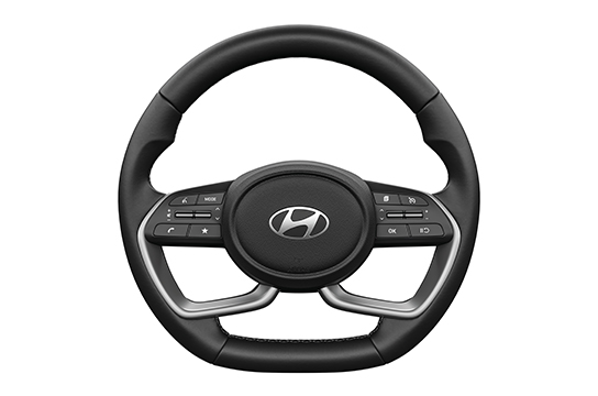 Leather Wrapped D-Cut Steering