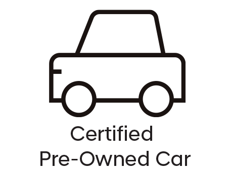 certified pre-owned car icon