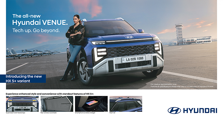 Hyundai Motor India introduces new HX5+ Variant in the all-new Hyundai VENUE portfolio