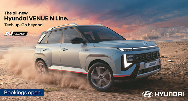 A Bold New ERA of Style and Performance Takes the Wheel  Hyundai Motor India Limited Reveals the all-new Hyundai VENUE N Line