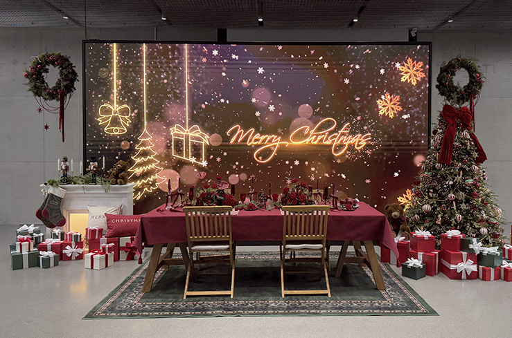 송파대로 전시장 크리스마스 홈파티