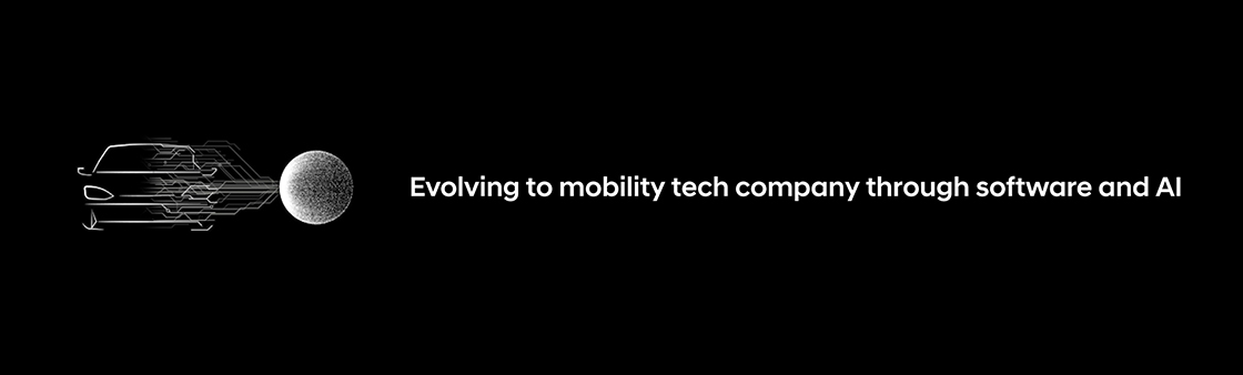 도시의 교차로와 컴퓨터가 생성한 디테일이 겹쳐져 있는 이미지 위에 “From hardware defined to software defined”이라는 문구가 흰색으로 적혀 있습니다.