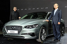 그랜저 출시 현장모습