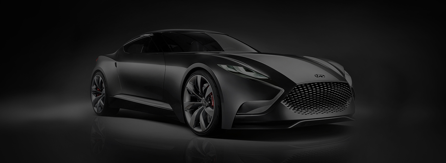 Quarter view of HND-9 concept car