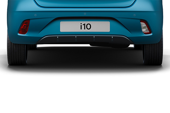 Redesigned rear bumper