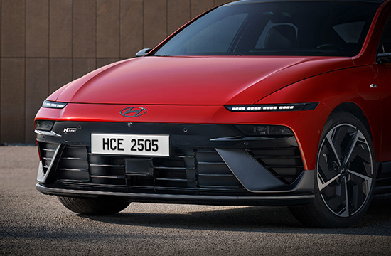 Front view of IONIQ 6 N Line