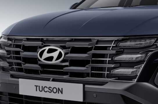 Tucson Dark Metal Paint Radiator Grille (Clear Type DRL) 