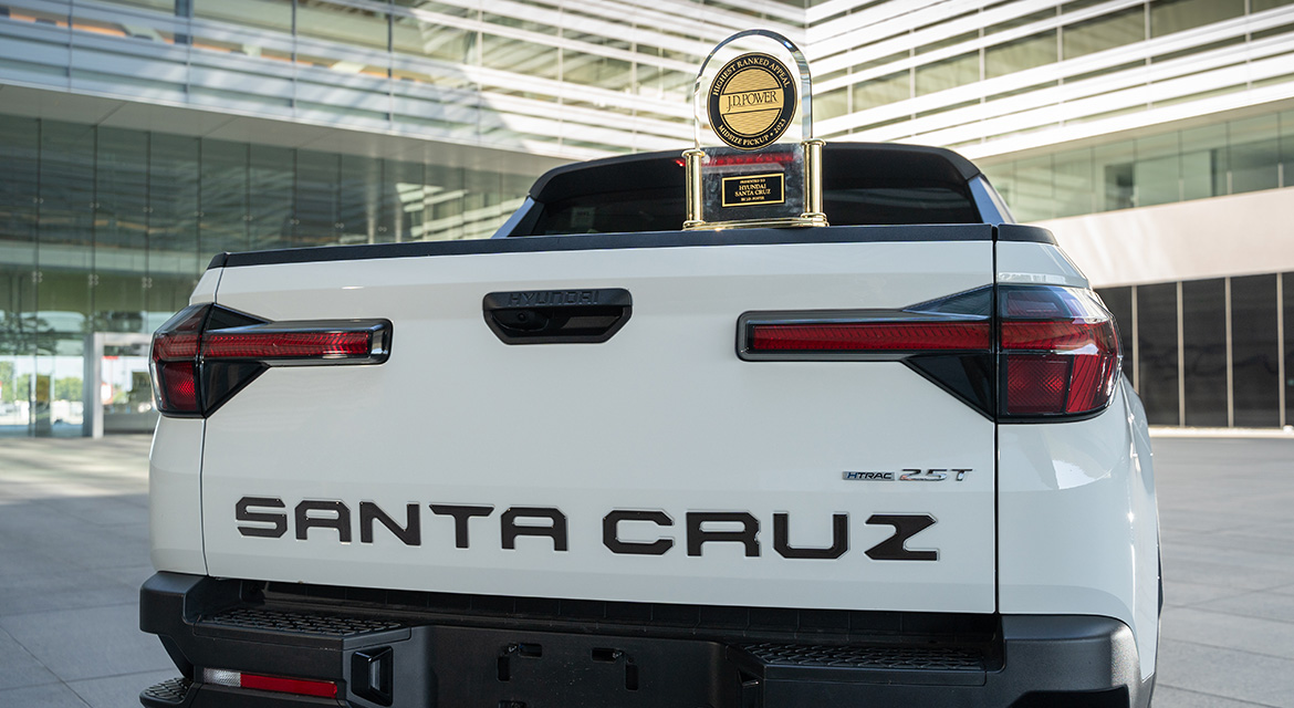 Hyundai Santa Cruz Wins J.D. Power U.S. APEAL Award for the Second Year in a Row