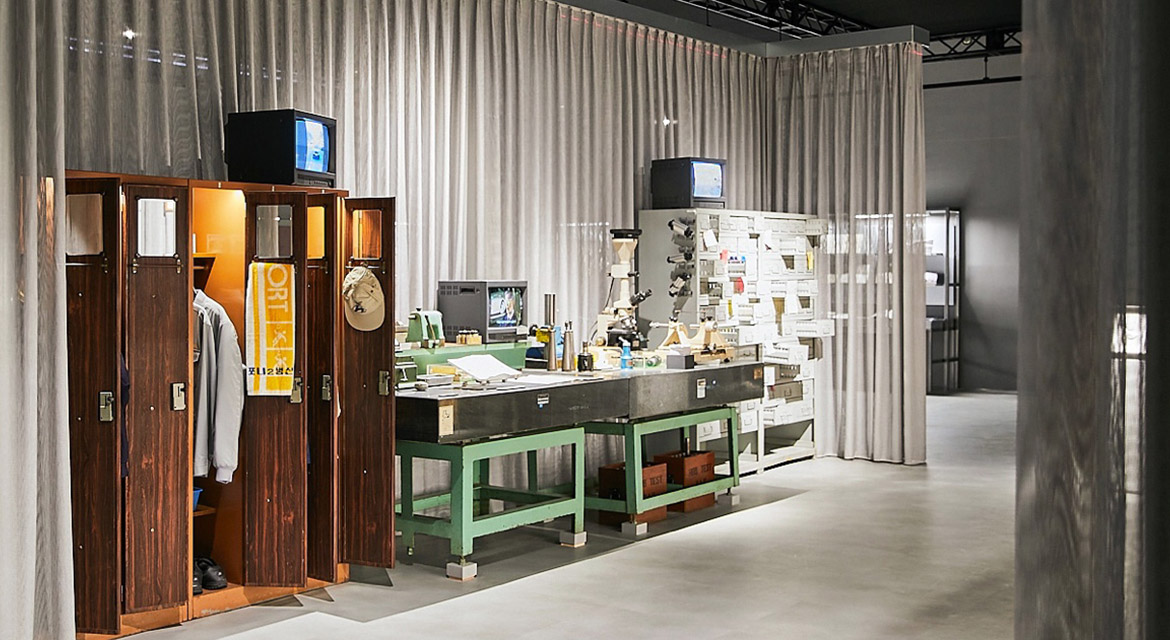 The Workers' Room - with the personal belongings and facilities from former employees of Ulsan Plant