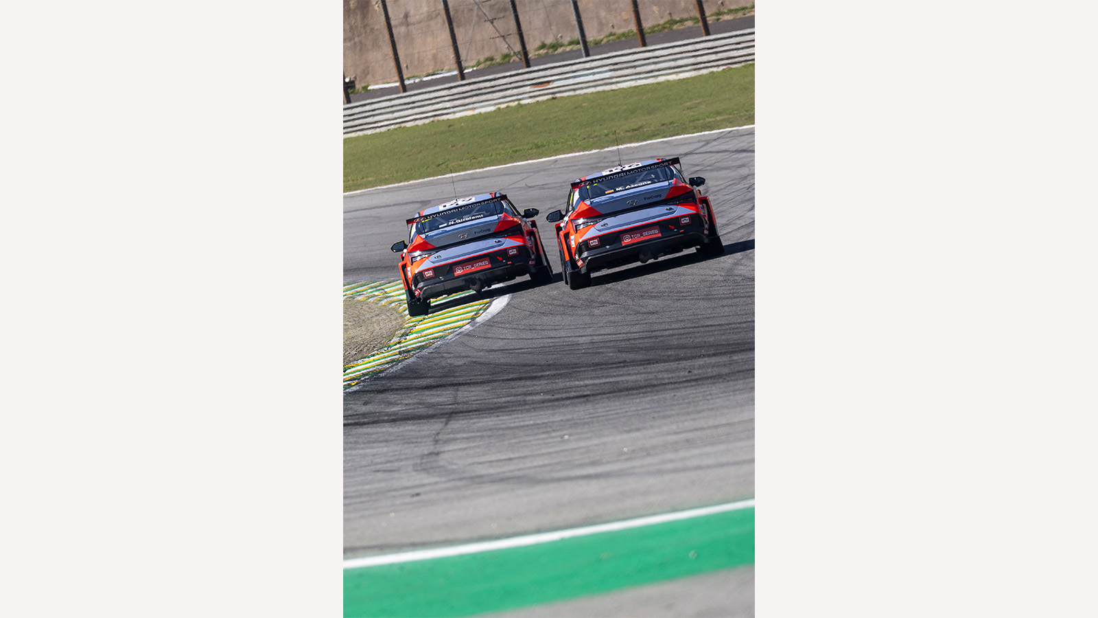 BRC Hyundai N Squadra Corse makes the top step of the podium in Brazil at the Kumho FIA TCR World Tour’s fourth event of the season 