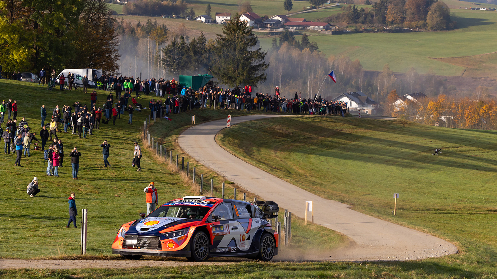 (Image 1) Hyundai Takes Victory at 2024 Central European Rally with Double Podium Finish