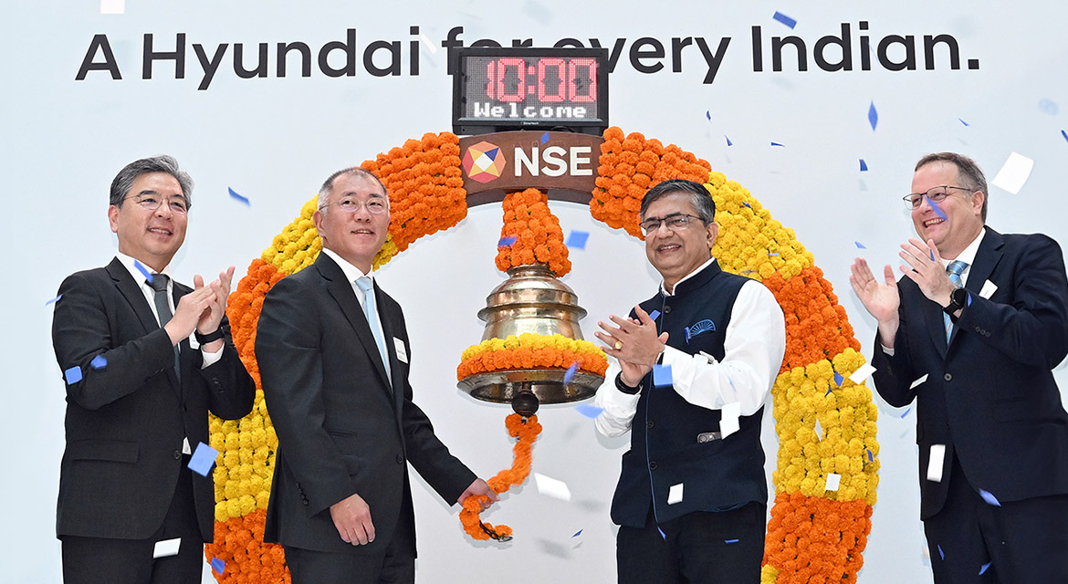Hyundai Motor India Ltd. (HMIL) has listed on the Indian stock market in a landmark Initial Public Offering (IPO) — the largest in India’s history.