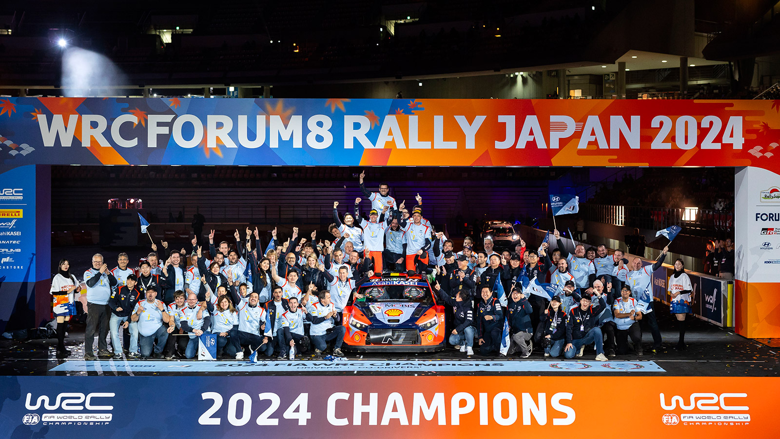 Thierry Neuville and Martijn Wydaeghe seal 2024 WRC titles
