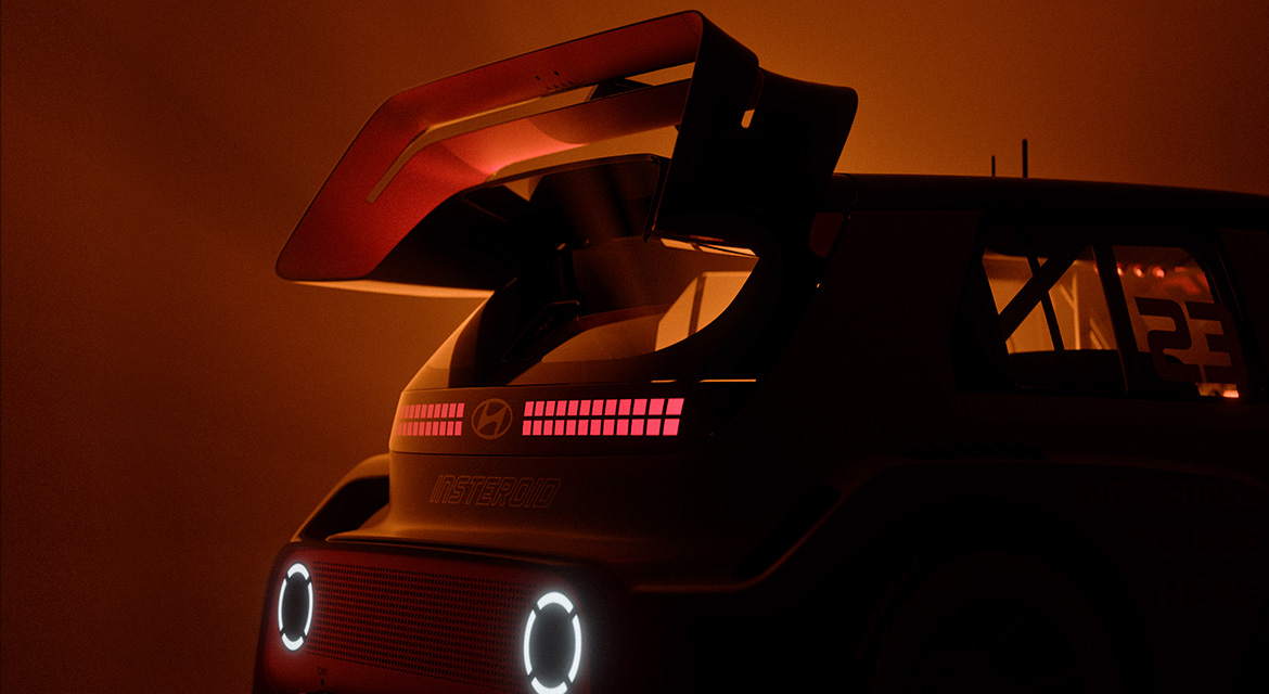 INSTEROID, A Sporty Gaming-Inspired EV Design Fantasy