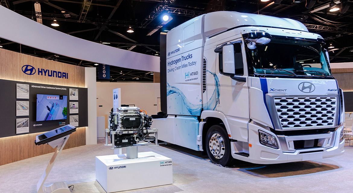 Hyundai Motor booth at ACT Expo