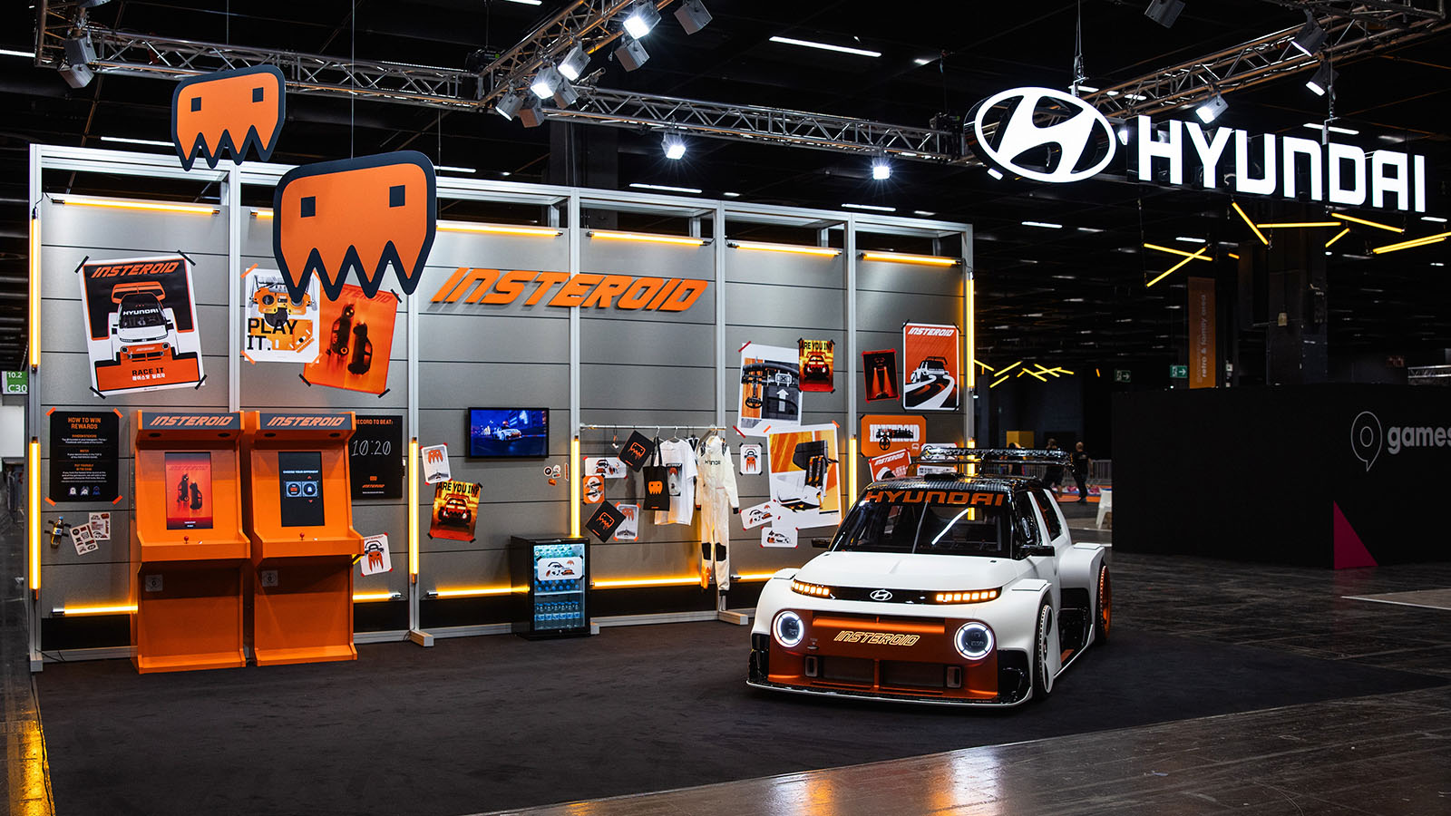 Hyundai Motor Brings Retro Arcade Fun With INSTEROID Concept Car to gamescom 2025