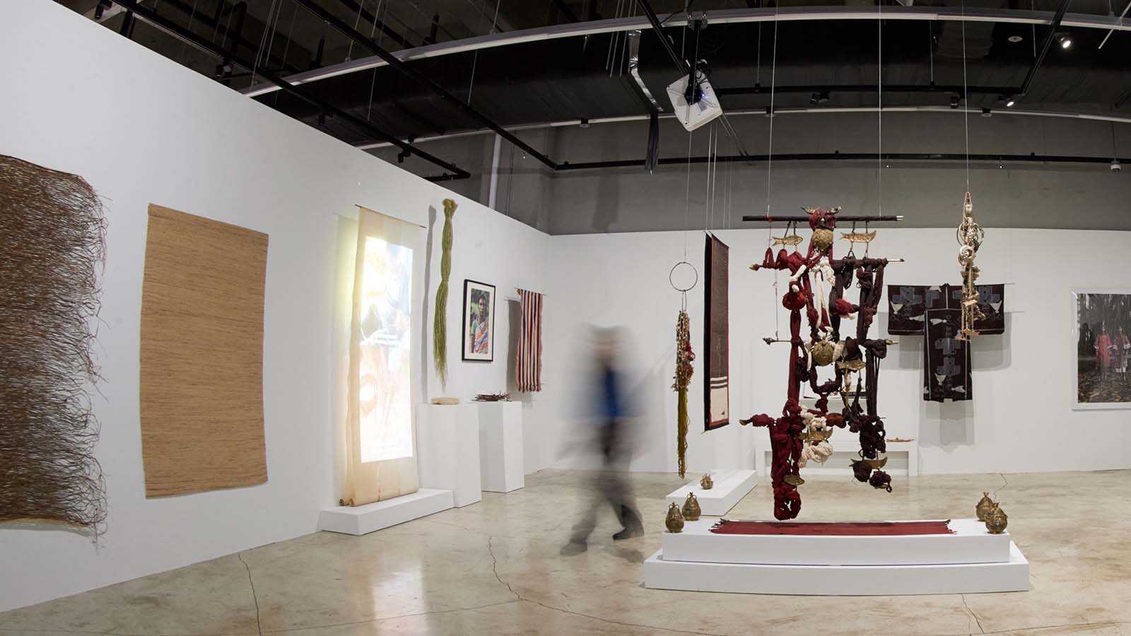 Boito, Mohenjodaro Textile, 2025, installation view in Hyundai Translocal Series: Entangled and Woven, Cheongju Craft Biennale 2025