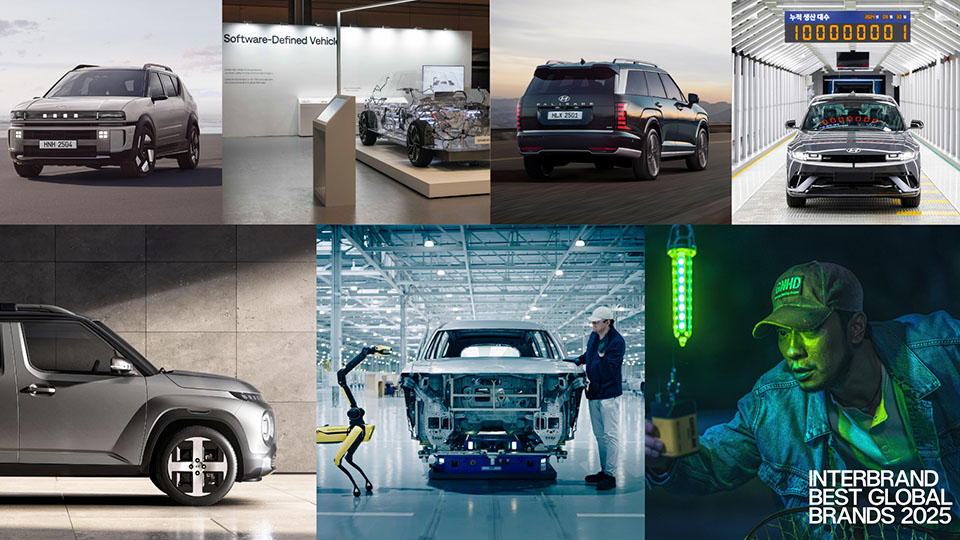 Hyundai Motor Company achieved a record brand valuation of $24.6 billion and ranked 30th in the 2025 Interbrand Best Global Brands Rankings.