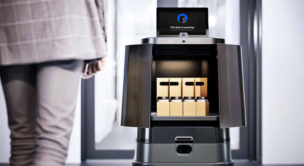 an advanced delivery robot