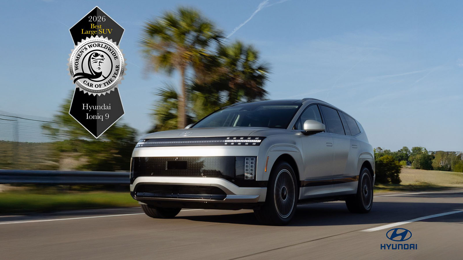 Hyundai IONIQ 9 Hailed as Worlds Best Large SUV at 2026 Womens Worldwide Car of the Year Awards