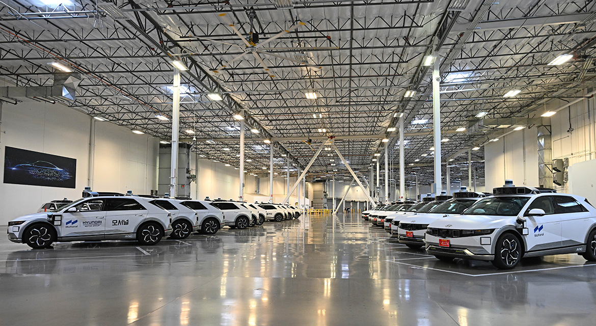 Multiple Hyundai IONIQ 5 robotaxis are being used as part of pilot tests ahead of commercialization by year-end