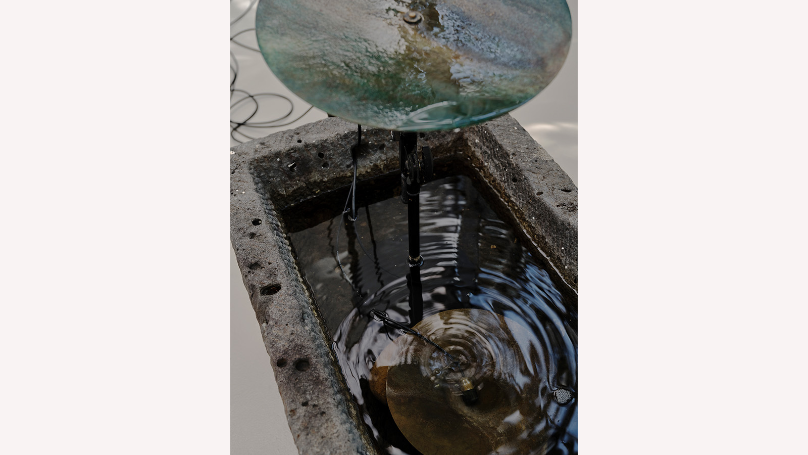 Tarek Atoui, The Drift, 2023-4. IAC Villeurbanne. Photo © Thomas Lannes.