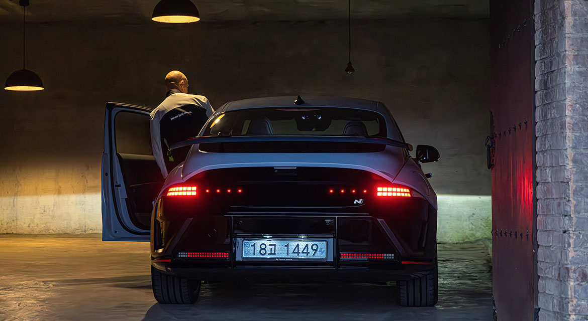 Unlike a traditional performance car, the electric IONIQ 6 N won't wake the neighbours when you head out for a dawn recce.