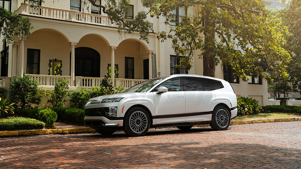 The Hyundai IONIQ 9 is photographed in Savannah, Georgia, on May 20, 2025