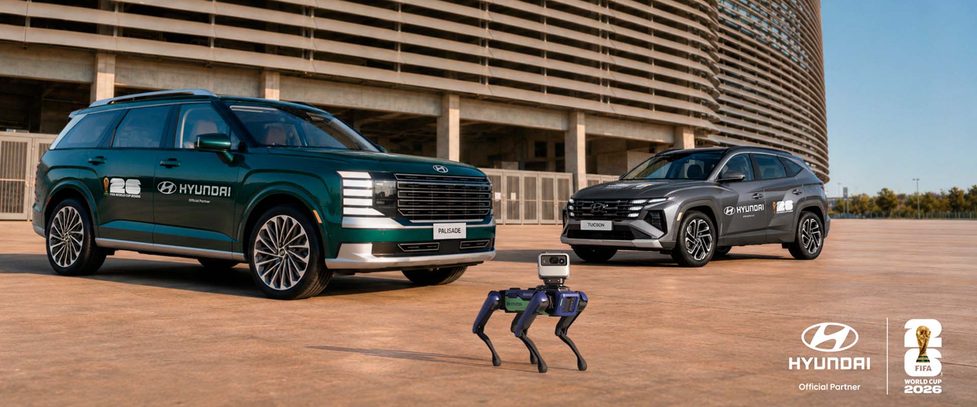 Hyundai Motor Announces Largest-Ever Mobility and Robotics Deployment for FIFA World Cup™